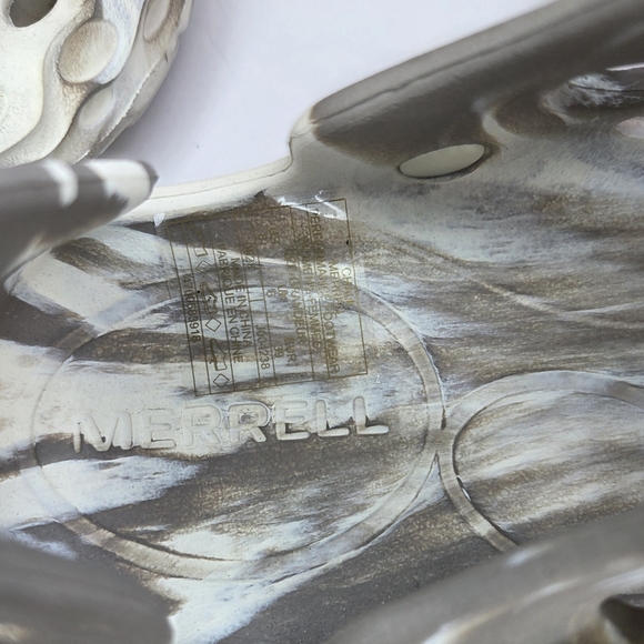 Merrell Womens Hydro Moc Sandles Size 8 Chalk (Ivory/Brown) Slip On - Picture 10 of 11